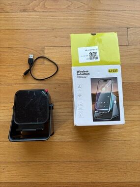 Wireless Induction Phone Speaker - Black